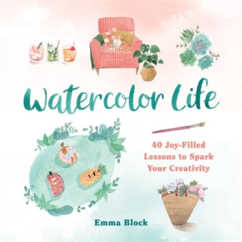 Watercolor Life E Block English