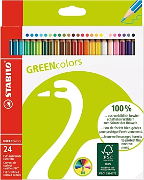 Set 24 STABILO Greencolors Bleistifte