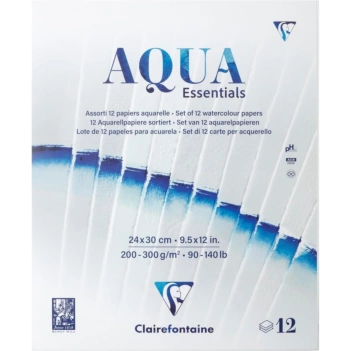 Bloc acuarela Aqua Essential Clairefontaine 24x30 300g