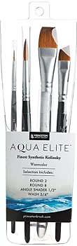 Set 4 pinceles Aqua Elite Professional #2 Princeton