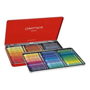 Caja metálica 84 ceras acuarelables Neocolor II Caran D'Ache