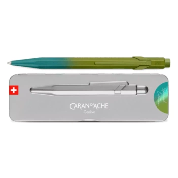 Estuche Metálico con Bolígrafo 849 Claim Your Style Purple Ocean Caran d'Ache