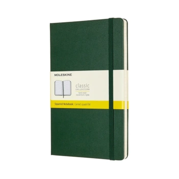 Cuaderno verde mirto tapa dura puntos Classic Moleskine 13x21cm