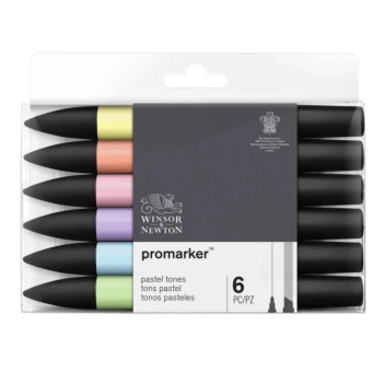 Set de 6 Rotuladores Promarker Tonos Pastel Winsor and Newton