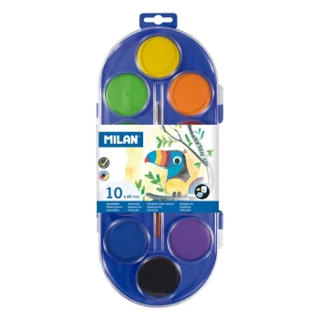 Paleta 12 Acuarelas Milan