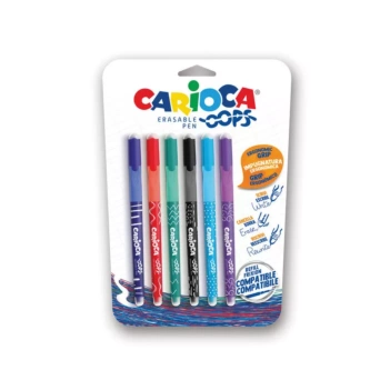 Carioca Oops Set 6 Erasable Pen 