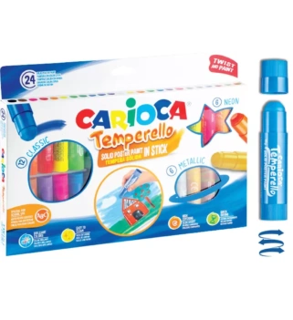 Estuche 24 Lápices de colores Duo Carioca