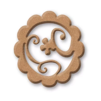 SUPER DEAL **60%** Stamperia MDF Shape Circle with Watermark 