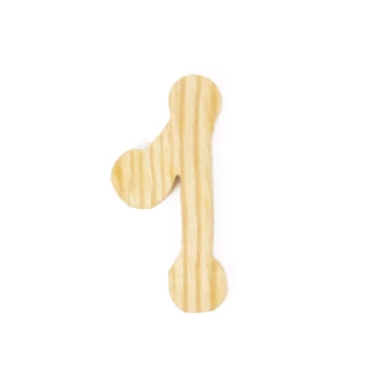 SUPER DEAL **60%** Stamperia Number 1 in Unvarnished Wood 