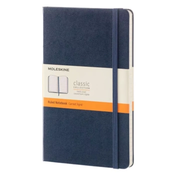 Moleskine Classic Collection Liniertes Notizbuch Hardcover Saphirblau 13x21cm 
