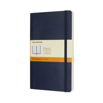 Cuaderno Azul zafiro Clásico Tapa Blanda Rayas 13x21cm Moleskine