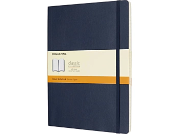 Cuaderno Azul zafiro Clásico Tapa Blanda Lisa 13x21cm Moleskine