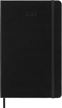 Agenda Classic 2025 semanal vertical negro tapa dura 13x21cm Moleskine