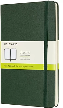 Cuaderno Verde mirto Clásico Tapa Dura Lisa 13x21cm Moleskine