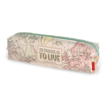 Przezroczysty piórnik Pencil Case Travel Legami