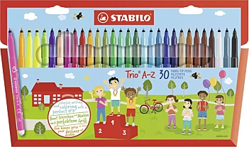 Set 30 STABILO Trio A-Z highlighters