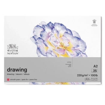 Bloc de dibujo grano medio Winsor and Newton A2 220g/m²