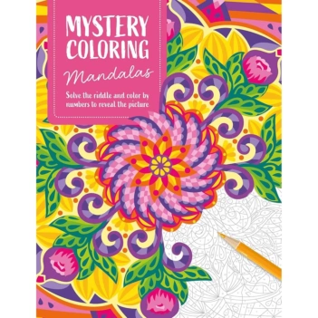 Mystery Coloring Mandalas Solve the Riddle and Color by Numbers to Reveal the Picture E Varone Inglés