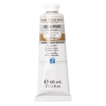 Tinta Calcográfica Aquawash Amarillo Ocre Lefranc and Burgeois 60ml