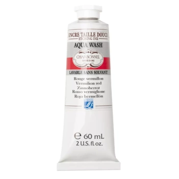 Lefranc and Bourgeois Charbonnel Aqua Wash Etching Ink Vermillion Red 60ml