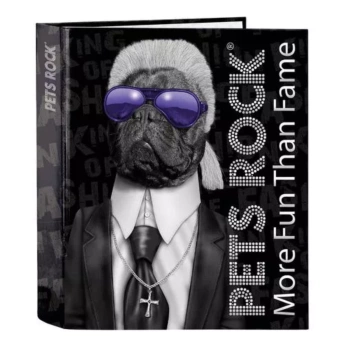 Carpeta de anillas Pets Rock