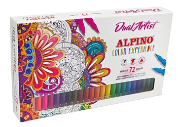 Set de 72 Rotuladores Dual Artist Color Experience Alpino