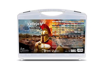Maletín 80 pinturas modelismo 252 Básico Model Color Vallejo 18ml