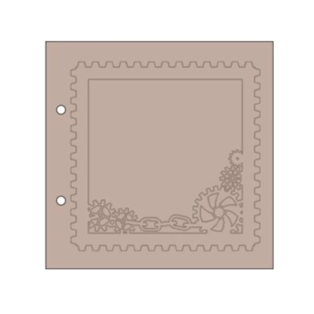 SUPER OFERTA **50%** Álbum Engranajes pequeño de chipboard Dayka