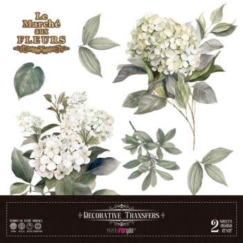 La Vie en Fleurs Hydrangea Stickers 30x30cm