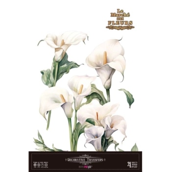 Wall stickers Lilies La Vie en Fleurs 60x90cm