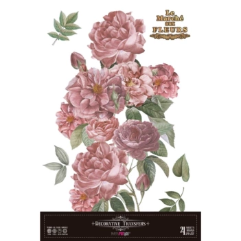 Stickers Roses La Vie en Fleurs 60x90cm