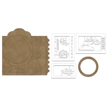 SUPER OFERTA **50%** Álbum Aventuras chipboard Dayka