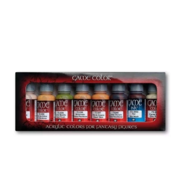 Kit de pintura de modelismo Game Tonos Piel Vallejo