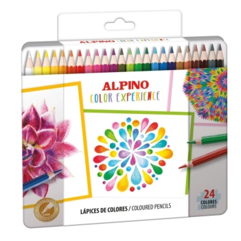 Estuche de metal 24 colores Color Experience Alpino
