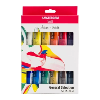 Set 12 Acrílicos Selección General Talens 20ml