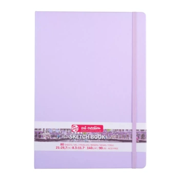 Cuaderno Sketch Book Violeta Pastel Art Creation  21x29,7 cm