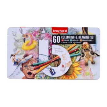 Caja Metálica 60 Piezas Creative Artist Bruynzeel