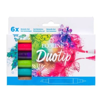Set 6 marqueurs Ecoline Botanical Duotip