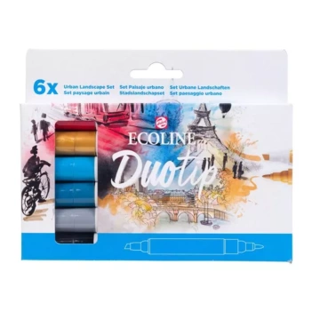 Set 6 Marqueurs Ecoline Urban Landscape Duotip