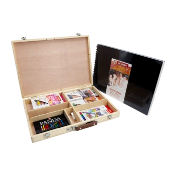 Maletín madera 158 piezas acrílico Art Creation Talens