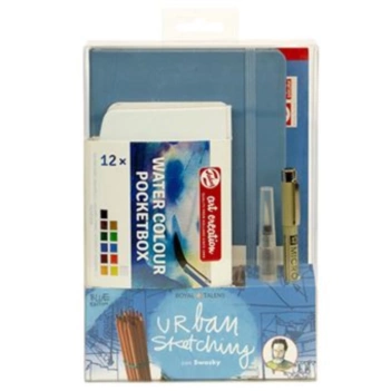 Set Urban Sketching Blue Edition Talens