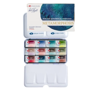 Caja metálica 12 godets metamorphosis White Nights