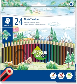 Set 24 lápices de colores Noris 185 Staedtler