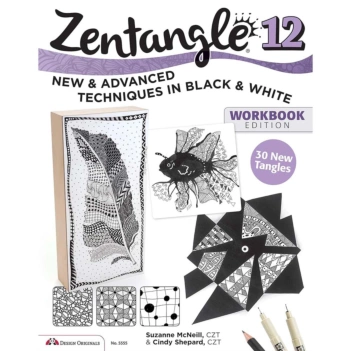 Zentangle 12 New and Advanced Techniques in Black and White Varios Inglés