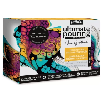 Set Ultimate Pouring Medium Nancy Wood Pebeo