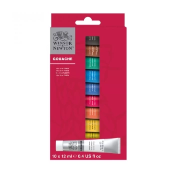 Set 10 Tubos de Gouache Winsor and Newton 12ml