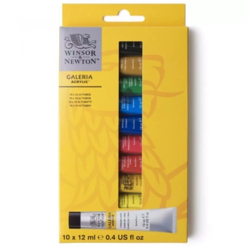 Set 10 Tubos Acrílicos Galería Winsor and Newton 12ml