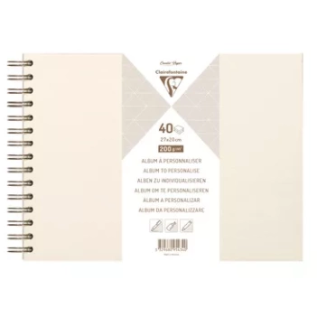 Álbum Marfil Iridiscente Clairefontaine 32x24cm

