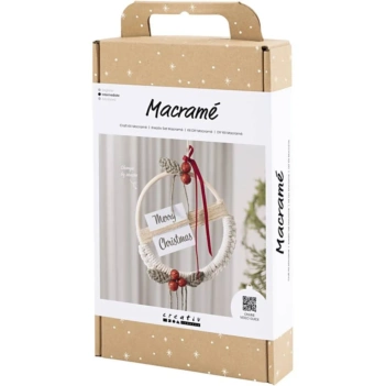 Kit mini de manualidades Papa Noel Macramé Creativ Company