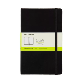 Cuaderno Negro Clásico Tapa Dura Lisa 13x21cm Moleskine